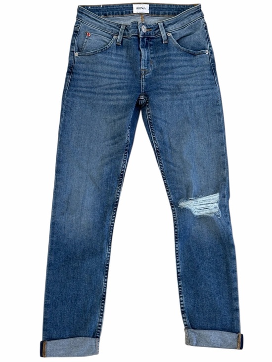 Hudson Jeans Denim - HUDSON BACARA CROP STRAIGHT CUFFED Jeans Denim WOMENS Blue Falls Slim Size 25